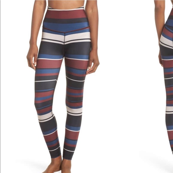 beyond yoga striped legging